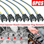 6  Fuel Injectors Harness Connector W  Sleeves For Nissan Infiniti Mercurt Quest