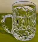 Tiffany   Co  Rock Cut Crystal   5 X 3 1 2  Mug Exc Cond