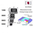 0402 Smd Resistors 1  5  All Values 0r - 10m  10000 Pcs  Fast Shipping