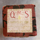 Vintage Player Piano Word Roll Qrs 1553 Santa Claus Time Jingle Bells And More
