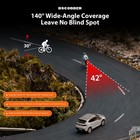 Advanced Cycling Radar Taillight Bicycle Rearview Vehicle Detection