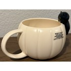 2026 Starbucks Halloween Black Cat Pumpkin Mug Cream Ceramic 12 Oz Same Day Ship