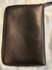 Kate Spade New York Black Leather Zip Personal Planner Organizer Agenda Binder