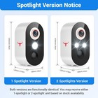 1080p Wireless Security Camera With Ai Human Detection  Night Vision  2-way Talk