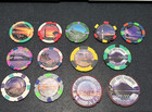    rare    Sample Set Of Poker Chips From Sky City Casino Auckland New Zealand
