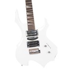 Glarry Beginner Electric Guitar Basswood   Electric Guitar Accessories white