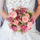 Artificial Peonies Silk Flowers  Pink Faux Peony Bouquet 2 Bundles Florals Arran