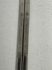 1960 s Era Stainless Steel Metal Korean Set Of Chop Sticks With Designs