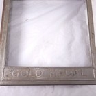 Gold Medal Hinged Lid Store Display Frame Cracker Biscuit No Glass Vintage 