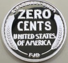  joe Biden Zero Cents Novelty Penny Coin - Let s Go Brandon Fjb Silver Size 30mm