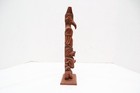 Vtg Harvey Williams Totem Pole 12 75  Northwest Coast Signed Thunderbird Native