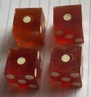 Vintage Set 4 Dices Thunderbird Hotel Las Vegas Nevada