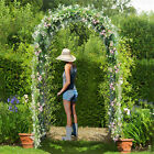 Heavy Duty Metal Garden Arch Rose Archway Pergola Arbour Climbing Plants Trellis