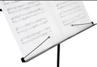 New In Box Portable Musician s Gear Folding Music Stand Black Old Style 