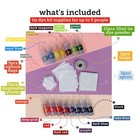 Incraftables Tie Dye Kit For Adults   Kids  Bulk Tie Dye Powder Set