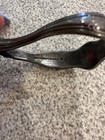 Antique 1847 Rogers Bros Baby Spoon With Curved Handle  Silver Plated  Vintage