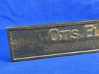 C 1915 Otis Elevator Controller Upright Mounting Plaque  Cast Iron 18 l X 2 5 h
