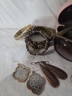 Juicy Couture Sunglasses W case   Mystery Jewelry Lot  Mixed Metal Tones