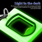  2pcs Zip Ties Holder Wire Ties Holder Glow In The Dark Zip Ties Storage Holder