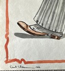 Signed By Carl    liddle King    Adler Elevator Shoes 1946 Original Print