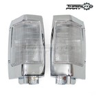 Corner Lamp Light Lr Side Clear Chrome For Nissan Navara D21 Pickup 1986-1996