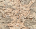 1928 Vintage Map Of City Of Perugia   Contorni Di Perugia   Umbria   Italy