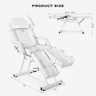 White Massage Table Facial Bed Tattoo Spa Beauty Chair Pedicure Split Leg W tray