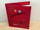 Ferrari Sf-25 Official Card - Leclerc   Hamilton Autograph Signed