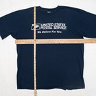 Vintage 90s Y2k Usps United States Post Office T Shirt Xl Navy Blue Spellout