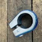 Vintage Sr Bmx Bicycle Seatpost Clamp 25 4mm Blue 80s Alloy Old School Painted