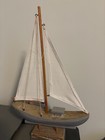 Wooden Sailboat Model Decoration  Mini Wood Sailing Boat Ship Model    