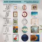 Plate Holder Easel Display Stand - 4 5 Inch Metal Plate Stands For Display - Tab
