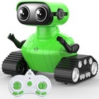 Rc Robot Toy For Kids remote Control Robot With Led Eyes auto-demo smart   