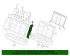 Genuine Honda Seat Back Bolster Cushion 82550-tr3-l21zc