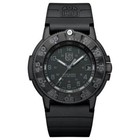 Luminox Men s Watch Blackout Navy Seal Black Dial Black Rubber Strap 3001 bo