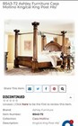 Ashley Casa Mollino Collection California King Four Poster Canopy Bed  