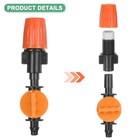 10-pack Garden Irrigation Spray Emitters  180   Water Flow Drip Sprinklers Orange