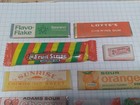 Lot Of  15 Vintage Assorted Different Chewing bubble Gum Wrappers Full Pieces