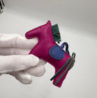 Hermes Rodeo Horse Pm Bag Charm Milo Leather Purple Blue Pre-owned From Japan