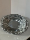 Vintage Arthur Court  2001 Footed Grape Motif Fruit candy Bowl Tray Server