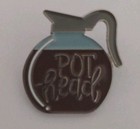 Coffee Pot  pot Head  Lapel Pin - New