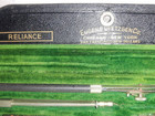 Vtg Eugene Dietzgen Drafting Drawing Set Reliance 1062r 7 Pc Velvet Pocket Case