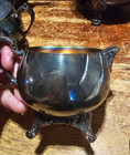 Silver Vintage Serving Set Tea And Coffee With Creamer And Sugar Bowls Set