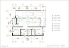 33x43 Feet House Design 10x13 Meter 3 Beds Pdf Full Plan  a4 Hard Copy 