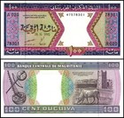 Mauritania 100 Ouguiya  1974-2002  P-4  Unc X 10 Pcs