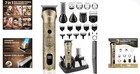 Professional All-in-one Beard   Body Grooming Kit With Precise Trimming Heads