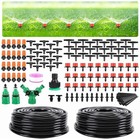 30m Drip Irrigation System Kit Garden Plant Watering Hose Auto Misting Sprinkler