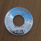 National Historical Society Sterling Silver Coin Ring Handmade Size 12 5 Patrick