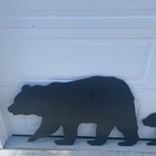 Bear Family  Set Of 3  Silhouette Shadow Wood Outdoor Yard Art Signs  Wood Bears