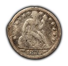 Love Token Gmm Script On 1855 10c Seated Liberty Silver Dime - Sku-z5322